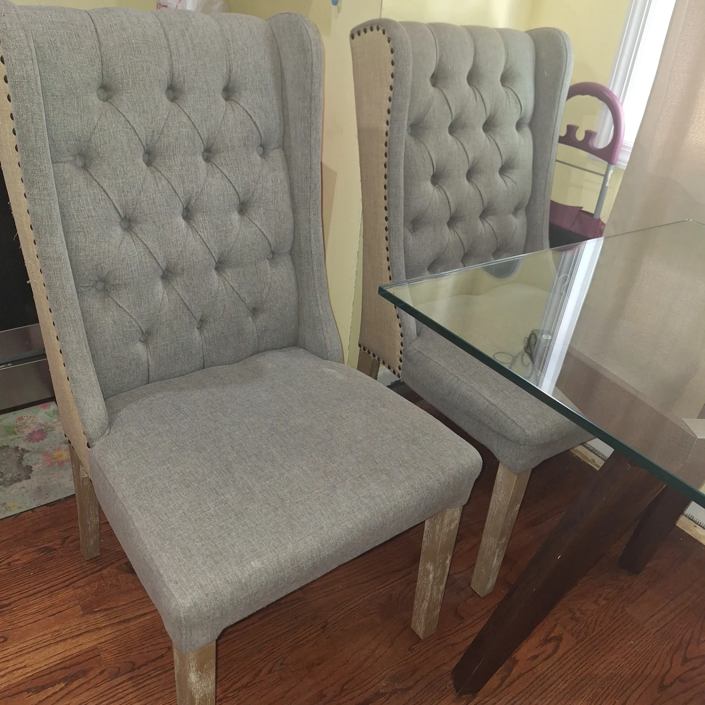 Tufted Upholstered Dining Chairs (Set of 4) - photo 3