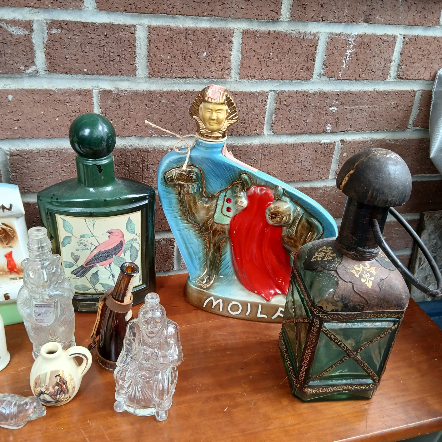 Collection of 9 Decorative Liquor Bottles - photo 2