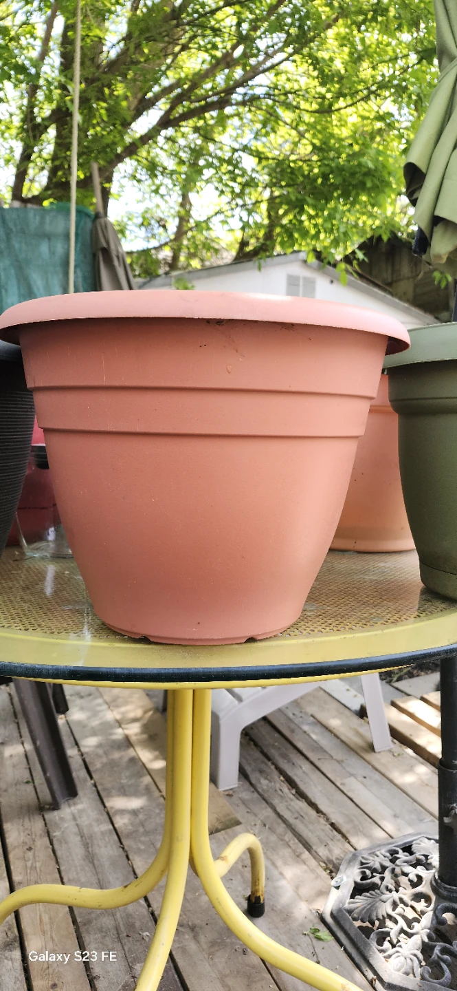 Terracotta Plastic Plant Pot