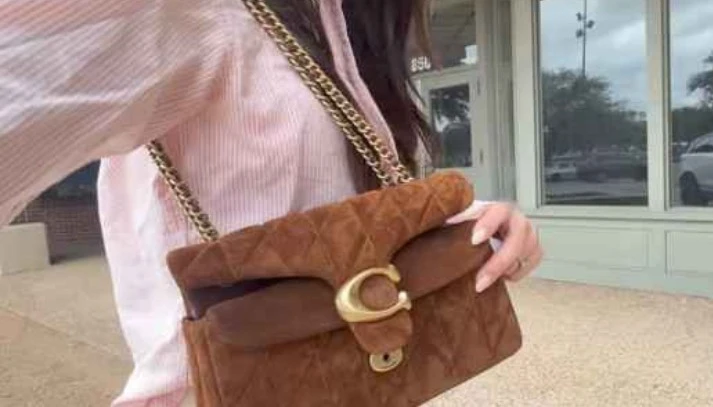 Coach Tabby Shoulder Bag in Suede