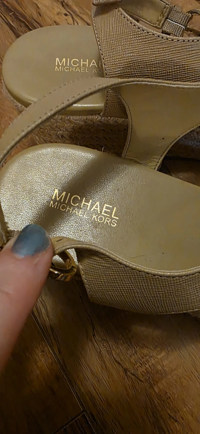 Michael Kors Wedge Espadrille Sandals Size 9.5 - photo 2