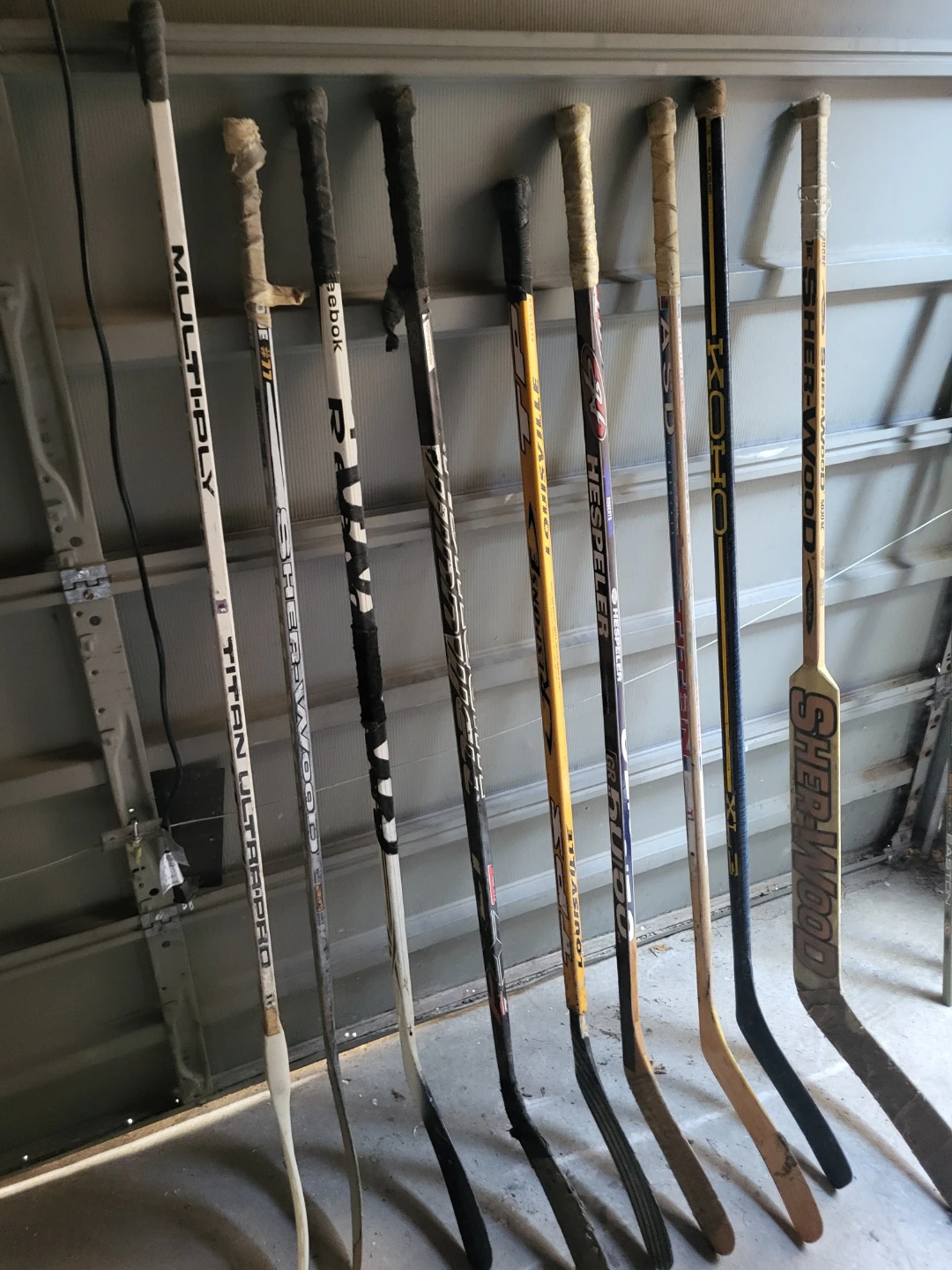 Assorted Hockey Sticks