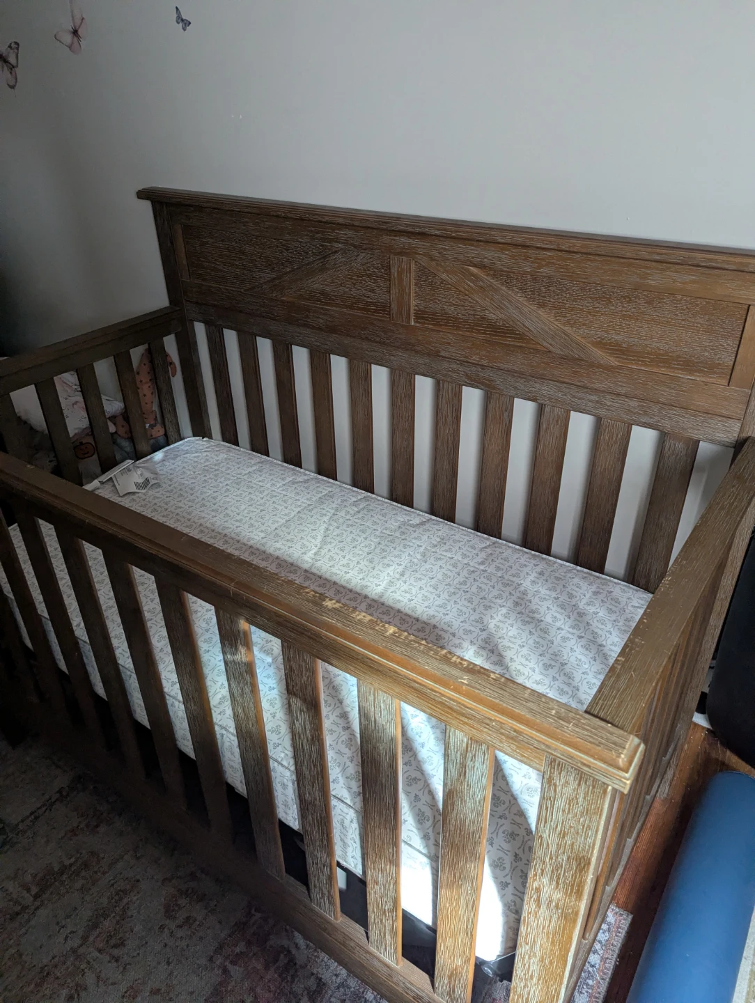 Delta Children Crib Mattress, crib and Bluetooth swing - photo 2