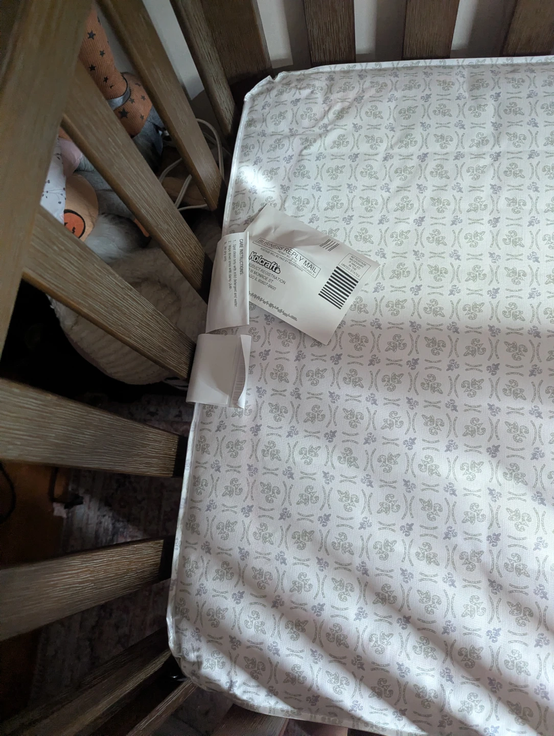 Delta Children Crib Mattress, crib and Bluetooth swing - photo 3