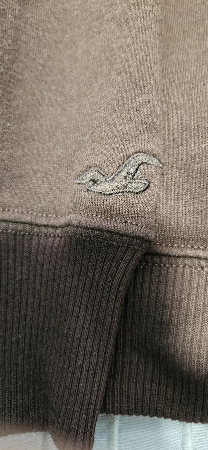 Hollister Chocolate Brown Full-Zip Hoodie - photo 3