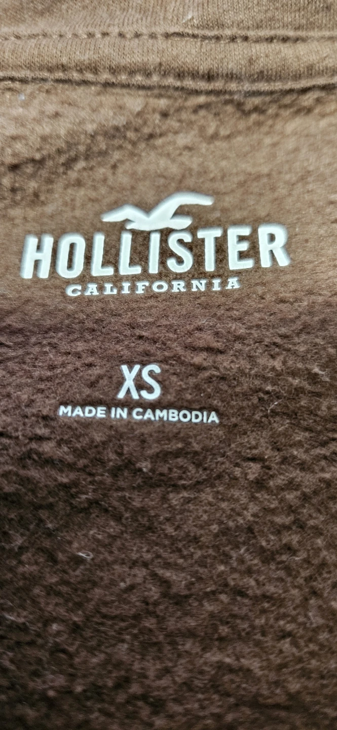 Hollister Chocolate Brown Full-Zip Hoodie - photo 4