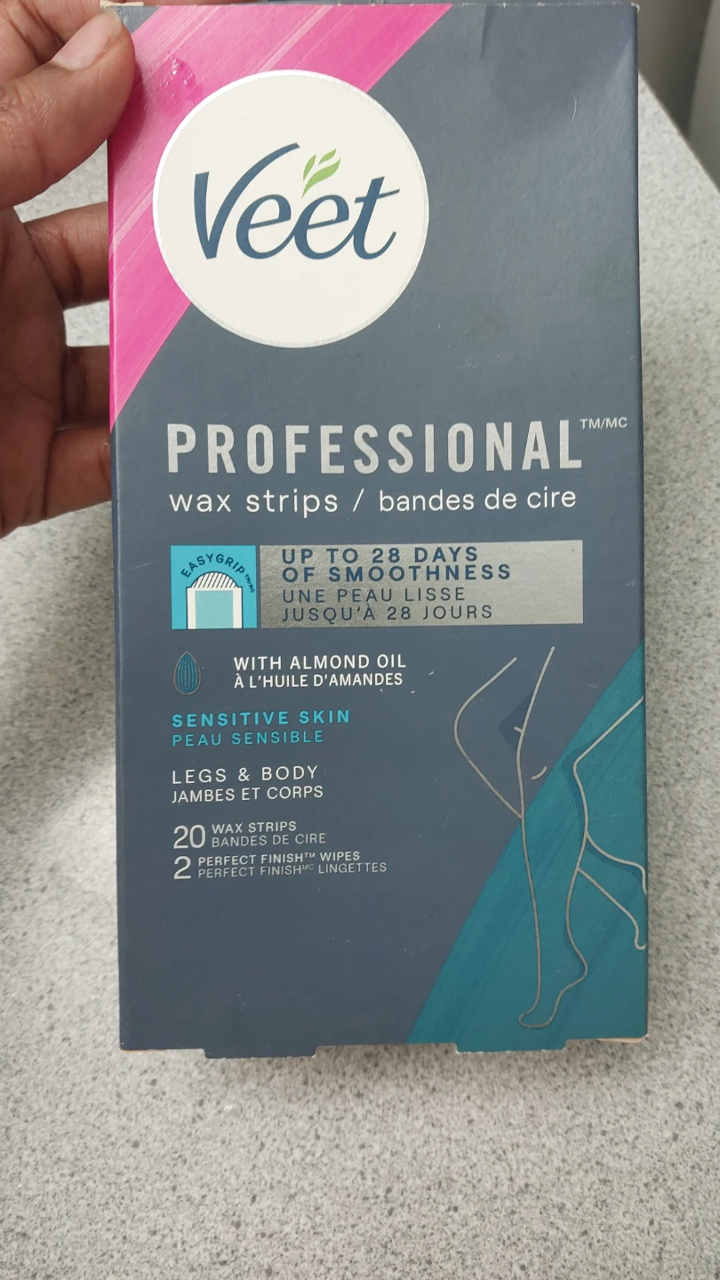 Brand new Veet Professional Wax Strips for Sensitive Skin