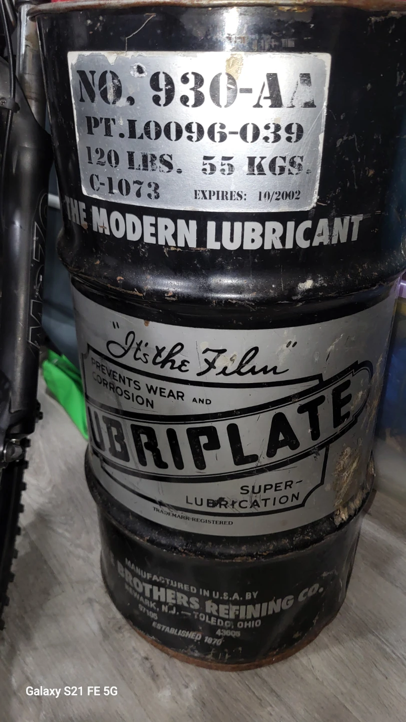 *COLLECTOR'S* Lubriplate Industrial Lubricants 120 lbs Drum