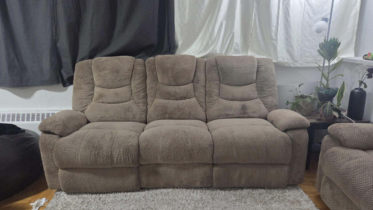 Brown Reclining Sofas 2 Units - photo 2