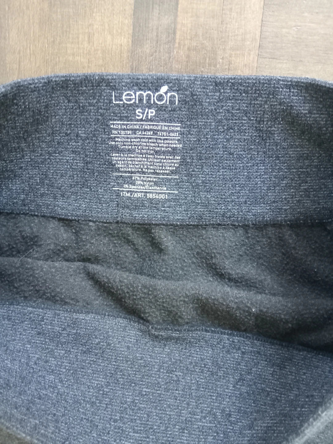 Lemon Leggings Grey S/P - photo 2