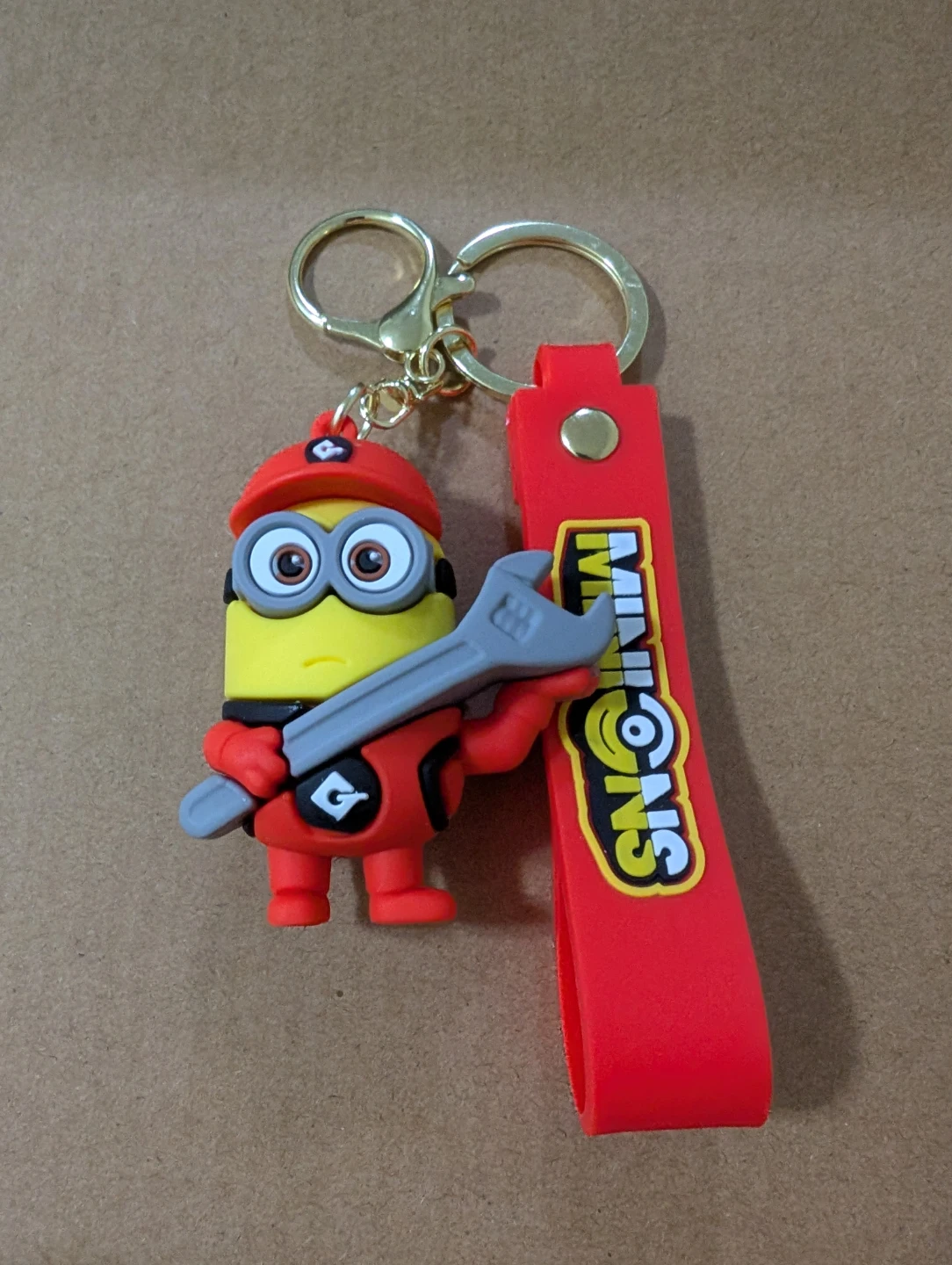 Minions Bob Keychain with Wrench