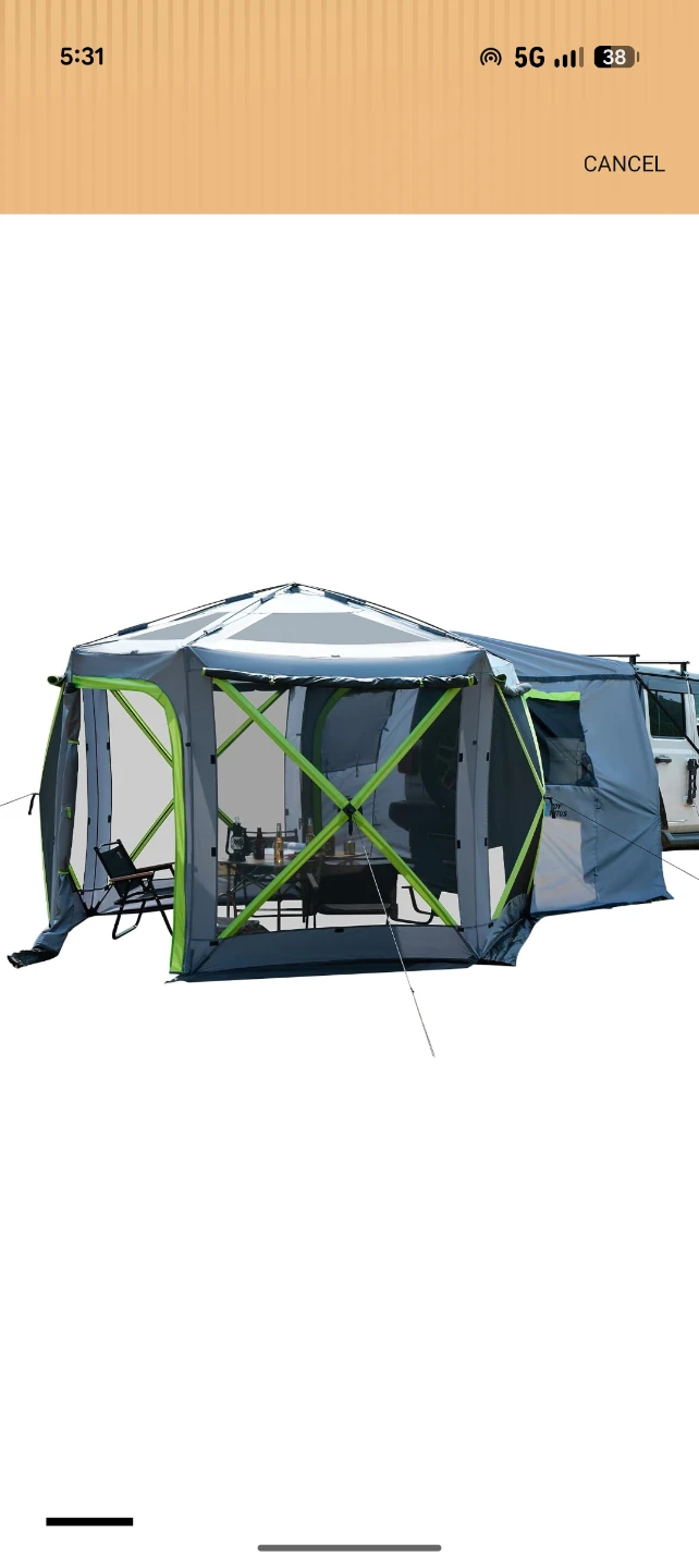 JOYTUTUS Dual-Use Pop up SUV Tents