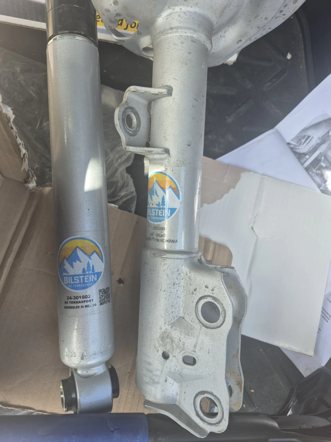 Front struts and rear shocks [Bilstein]
