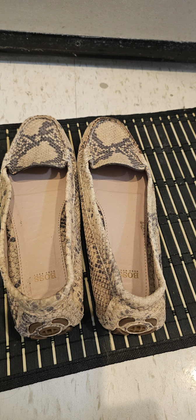Hugo Boss Snakeskin Loafers