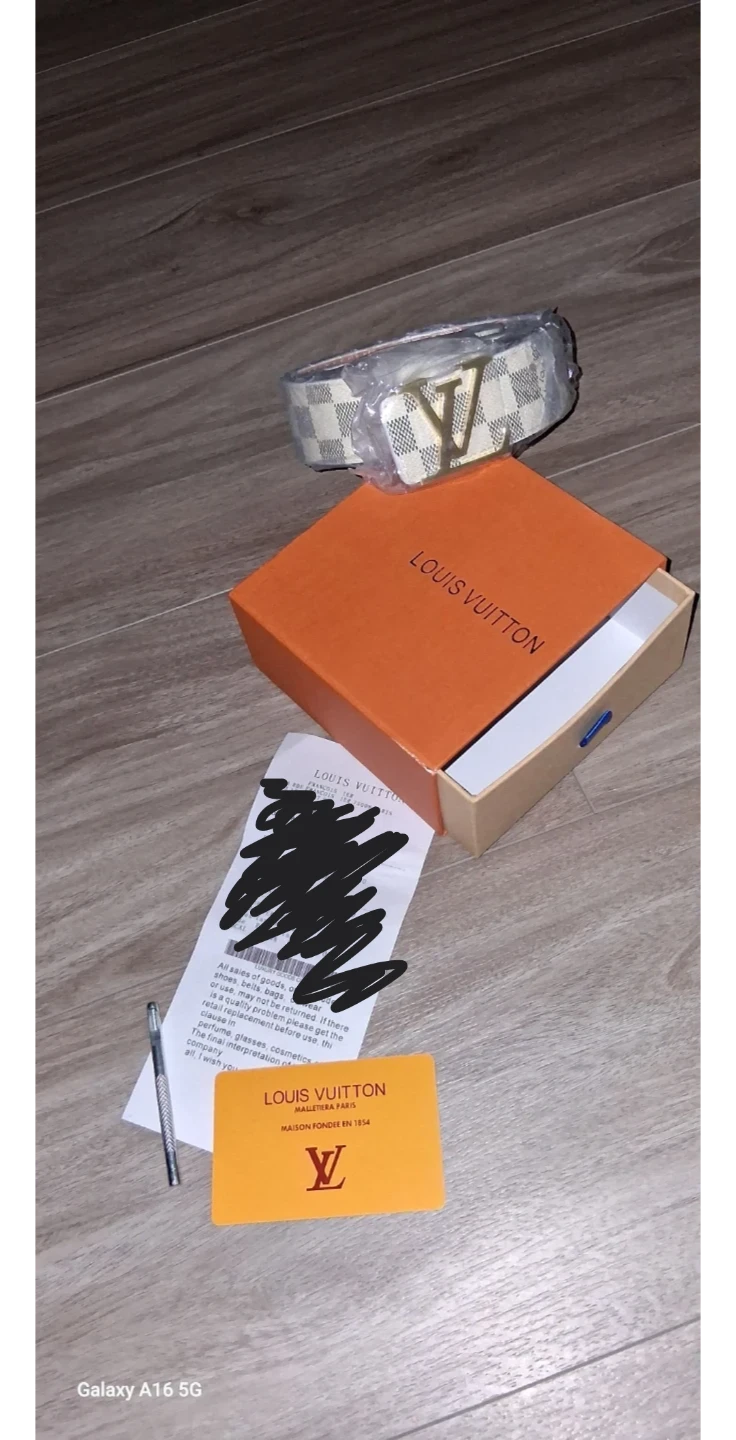 Louis Vuitton Damier Azur Belt - photo 2
