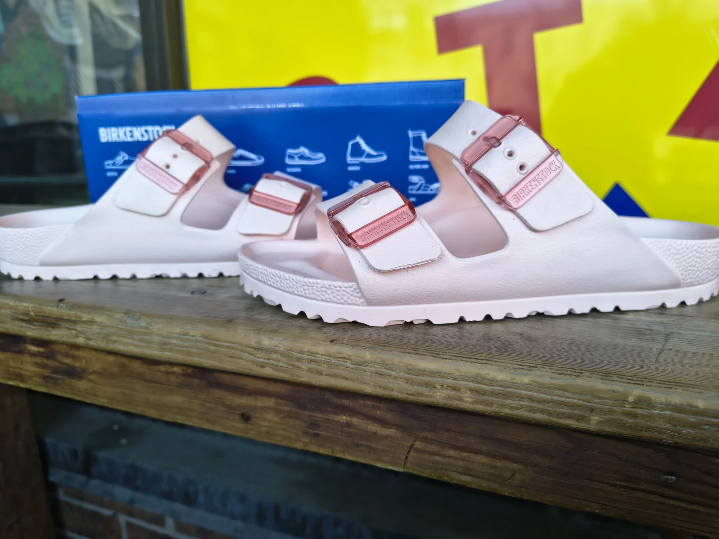 Birkenstock Arizona Stealth Buckle EVA Sandals Light Rose - photo 3