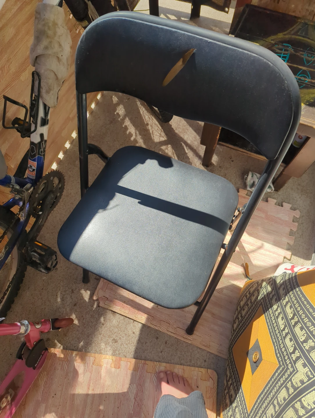 Black Folding Chair