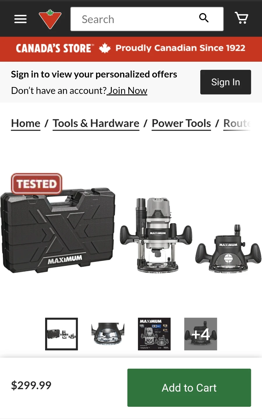 MAXIMUM Router with Case