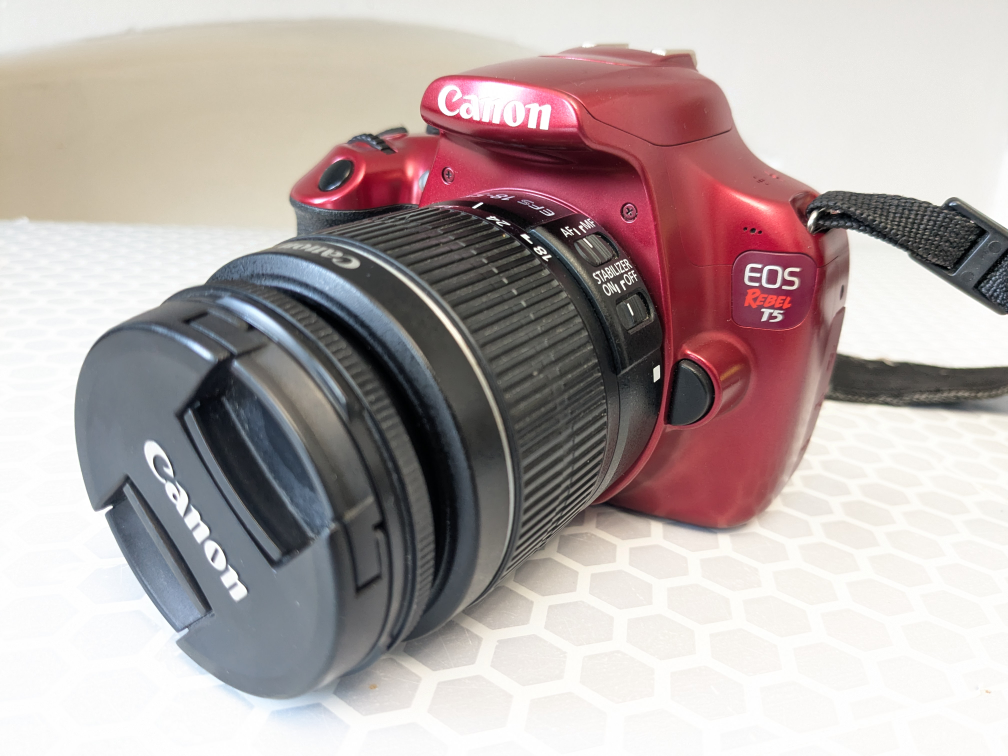 Canon EOS Rebel T5 - LIMITED EDITION Red Digital Camera Kit
