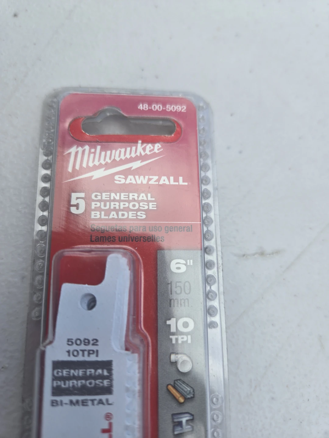 Milwaukee SAWZALL Reciprocating Saw Blades - 5 Pack - photo 5