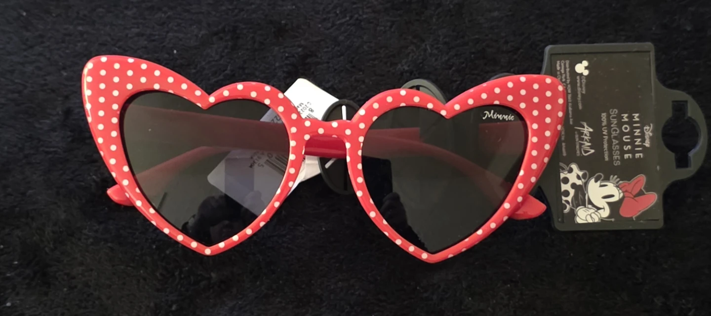 Disney Minnie Mouse Heart Sunglasses