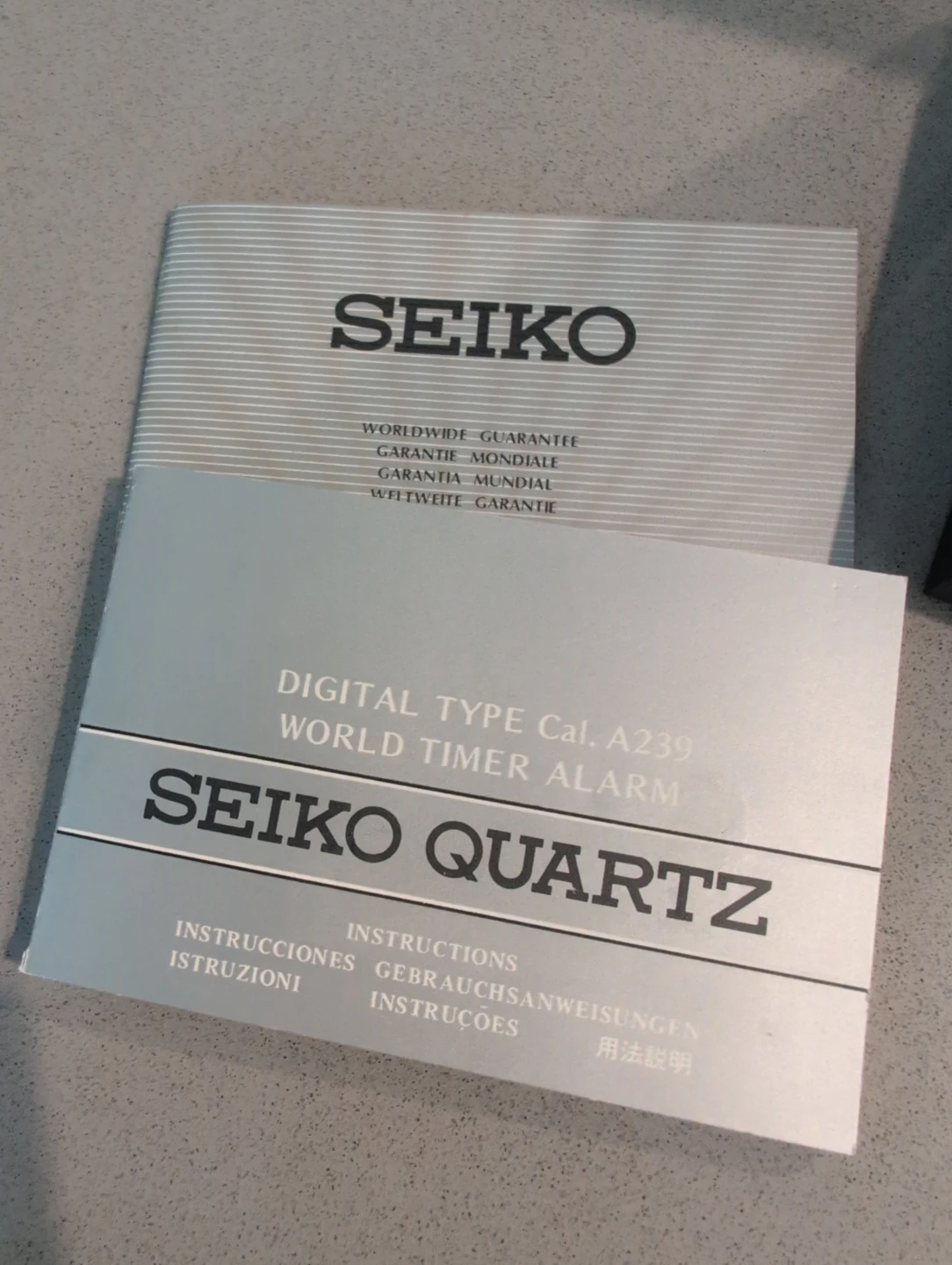 Seiko Quartz Digital World Timer Alarm Watch - photo 3