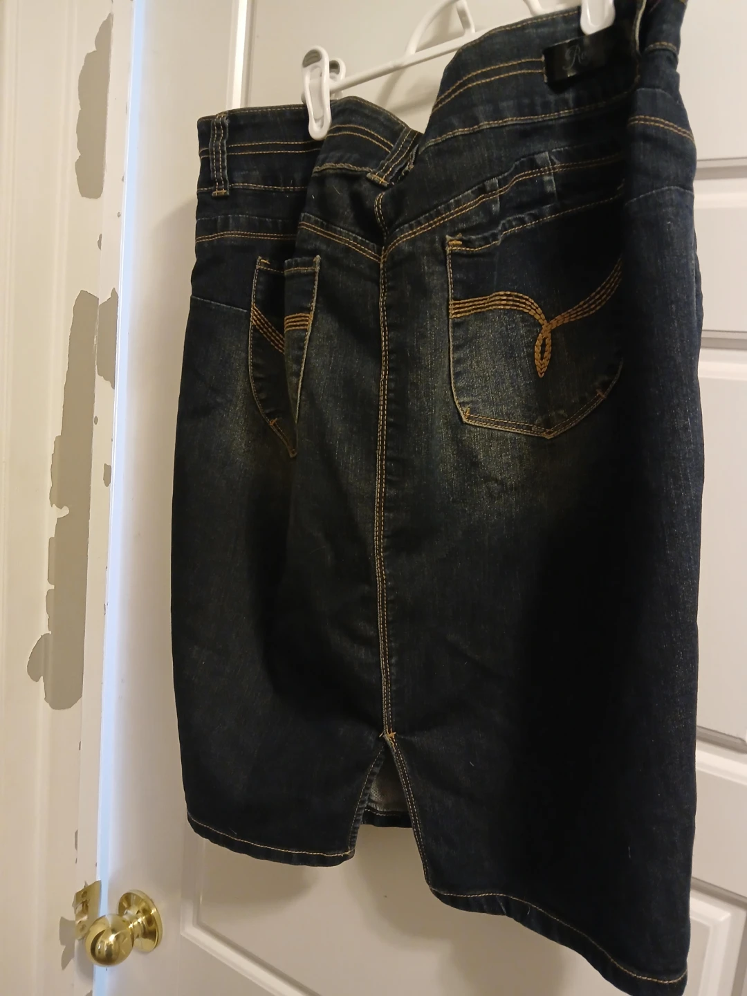 Denim Pencil Skirt - photo 2