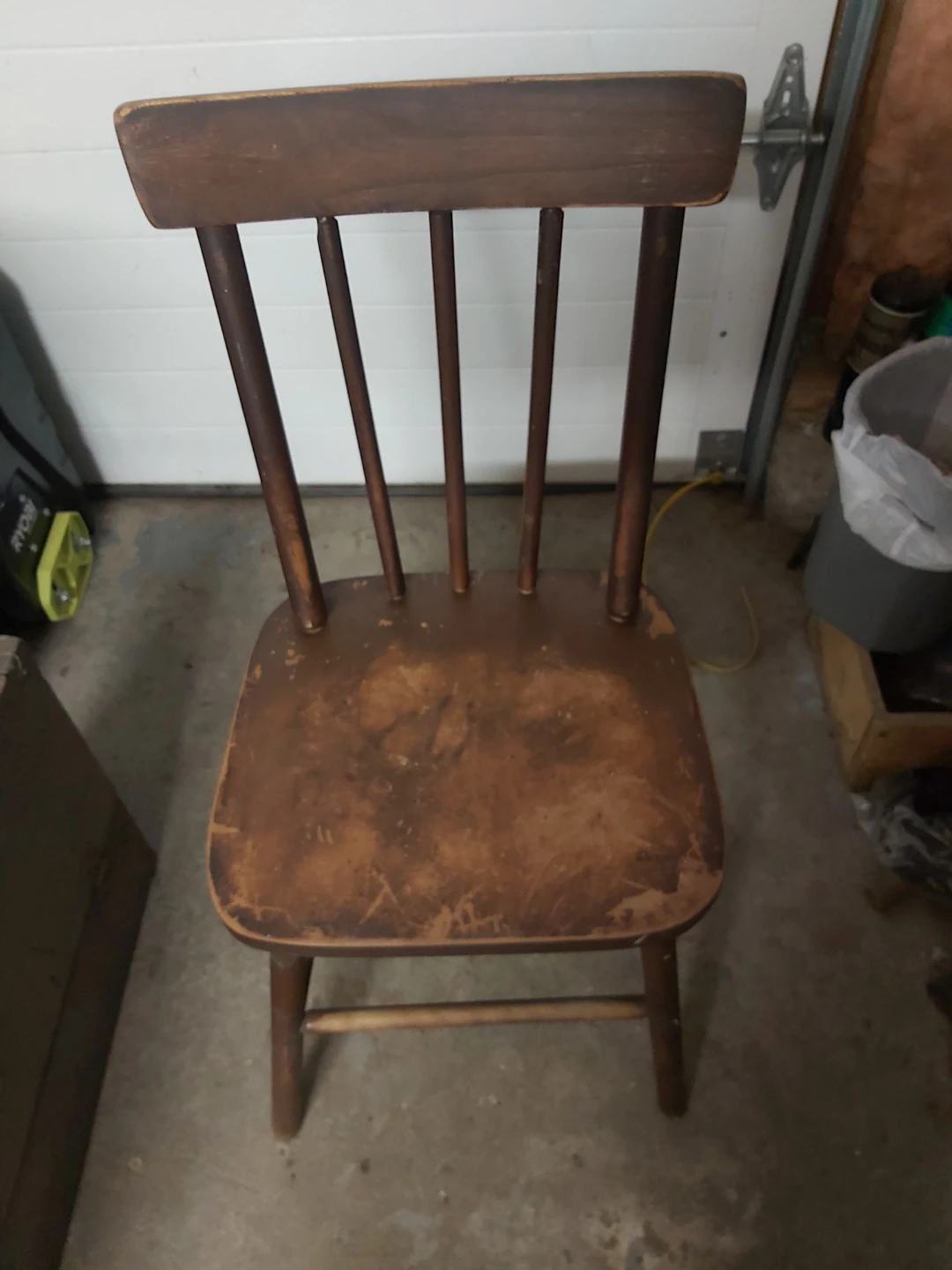 Antique Wooden Spindle Back Chair