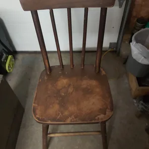 Antique Wooden Spindle Back Chair