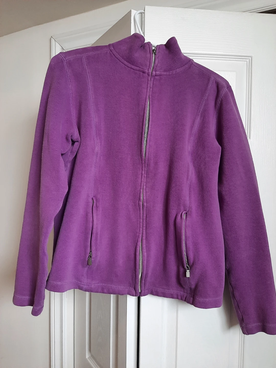 Purple  Zip-Up Jacket