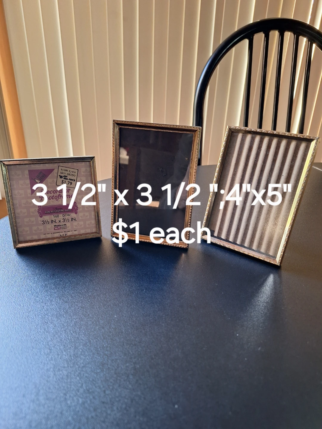 Photo Frames - 3.5"x3.5" and 4"x5"