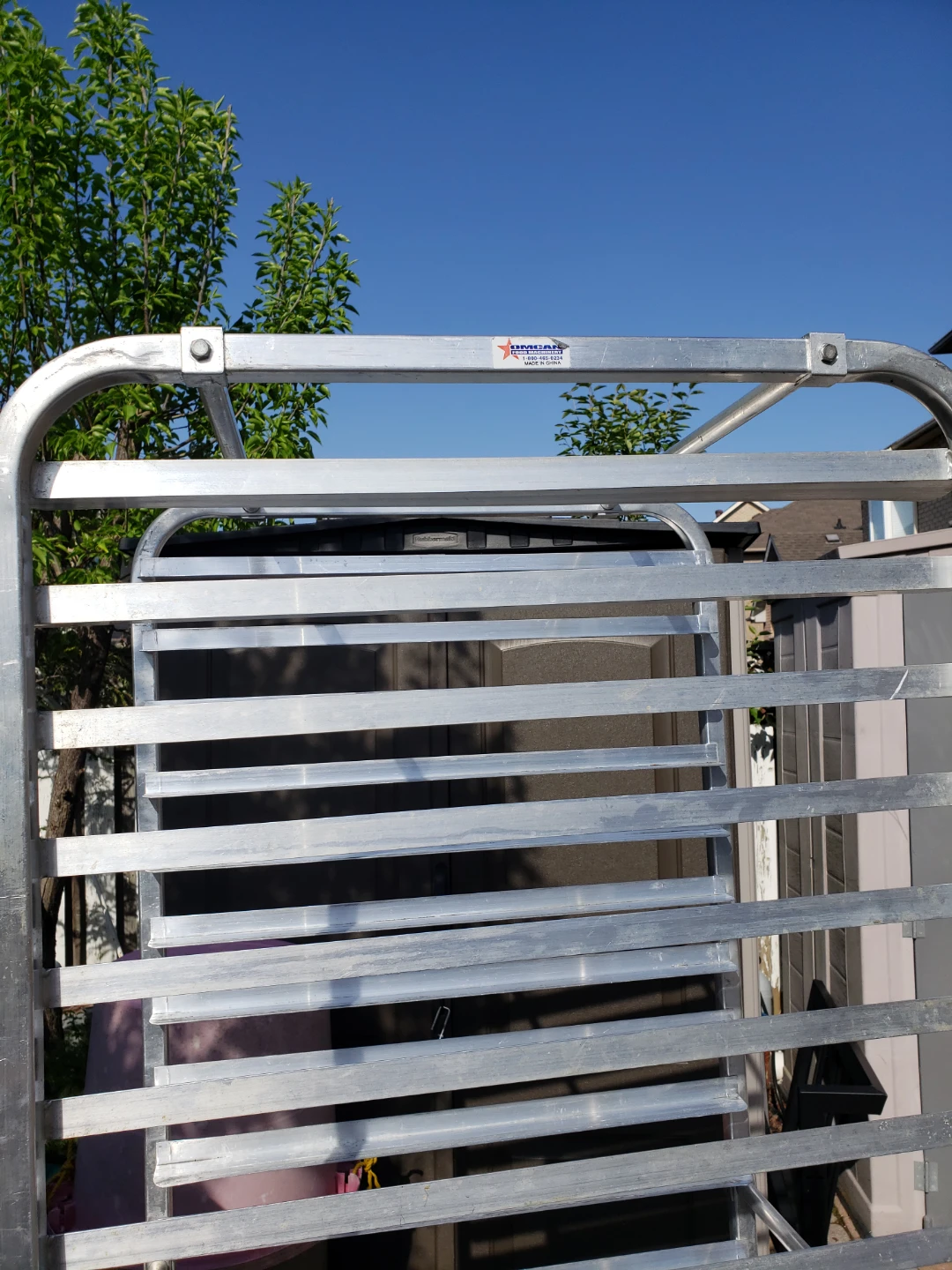 Aluminum Baking Sheet Rack with Wheels - photo 3