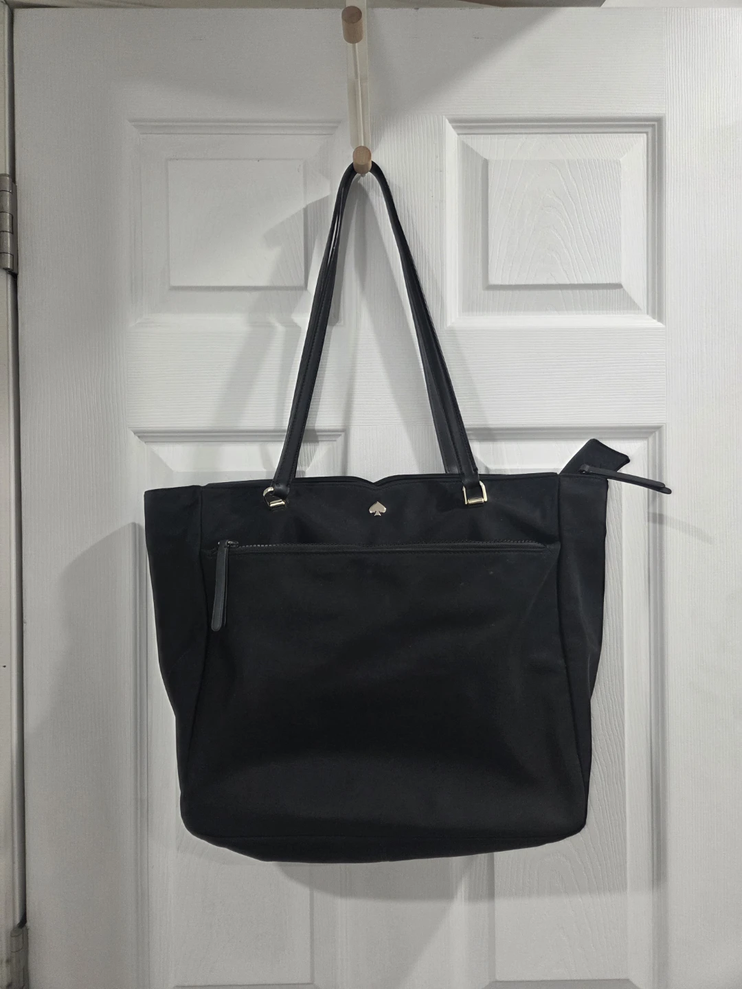 Kate Spade Black Nylon Tote Bag