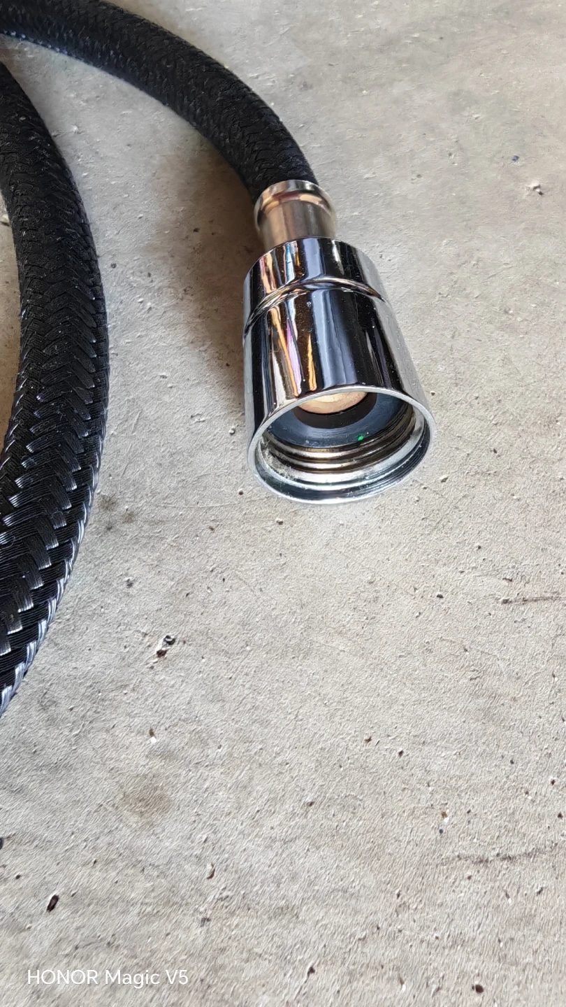 New Braided Faucet Hose with Chrome Fittings - photo 2