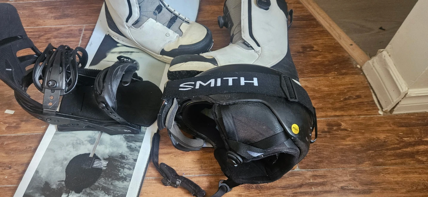 Snowboard Boots, Helmet, and Bindings Set - photo 2