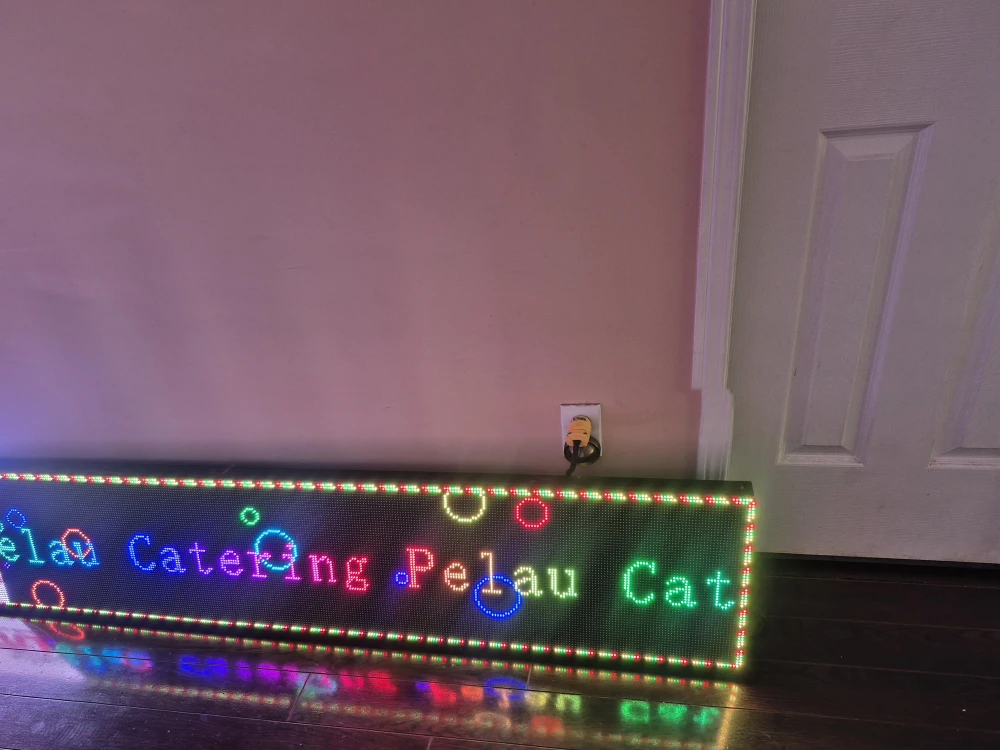 LED Display Sign for 'Pelau Catering' - photo 3