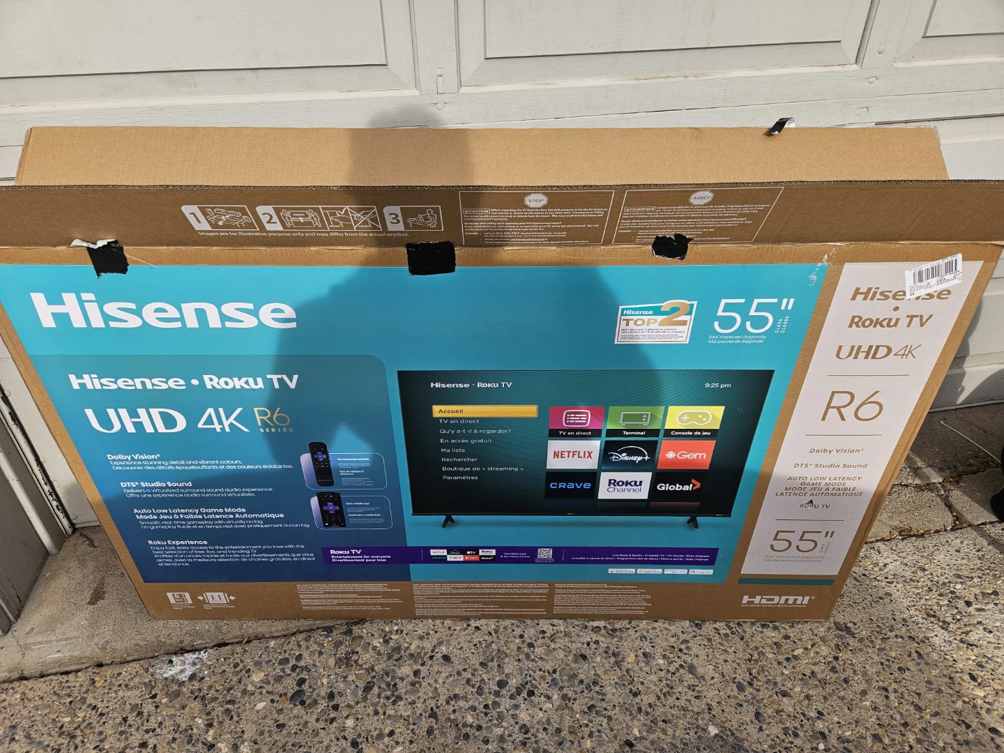 Hisense 55" Roku TV UHD 4K R6 Series
