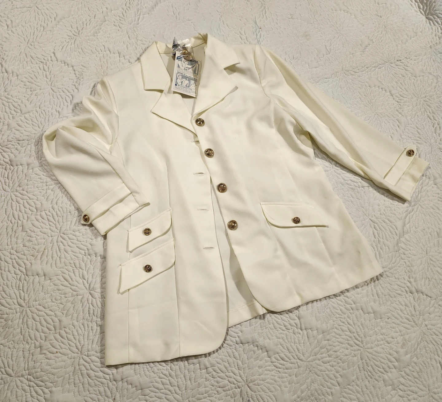 Main Street Classics Cream Blazer