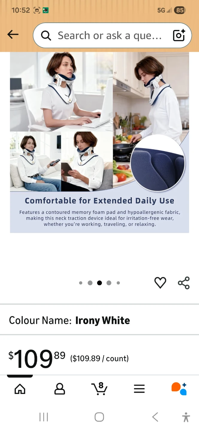 Zenopax Cervical Traction Device - Irony White - photo 2