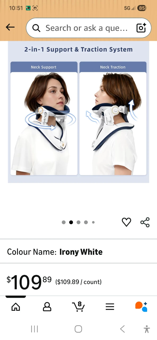Zenopax Cervical Traction Device - Irony White - photo 4