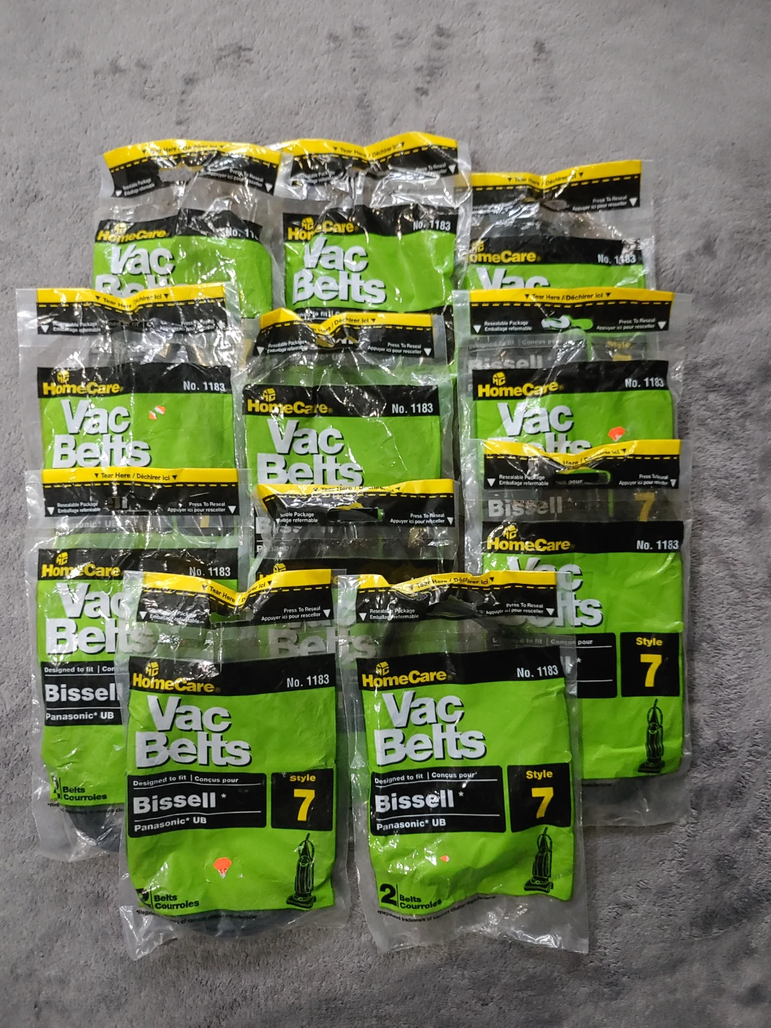 2-pack  Vac Belts Style 7