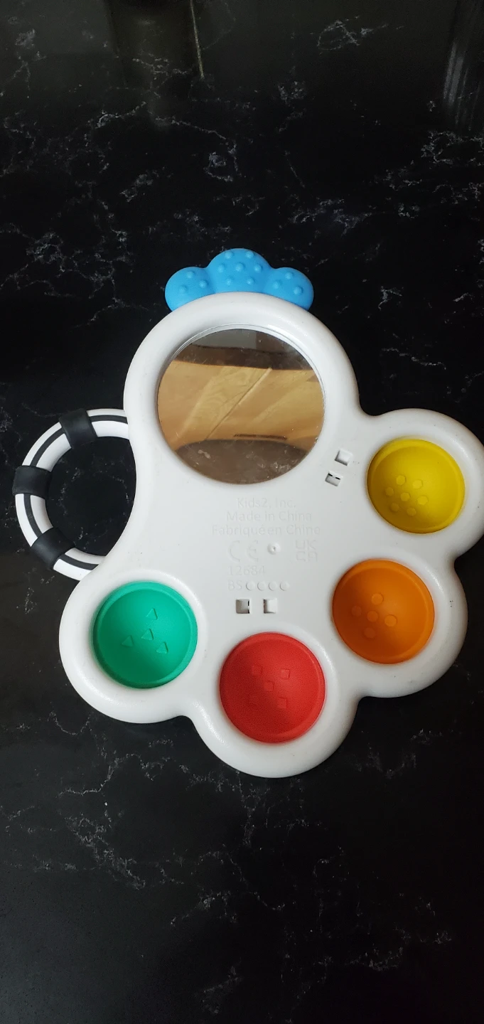 Baby Sensory Toy with Mirror and Rattles - photo 2