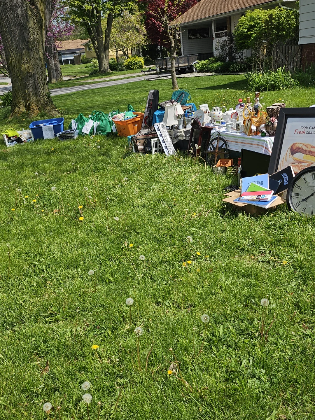 Yard sale today and tomorrow!