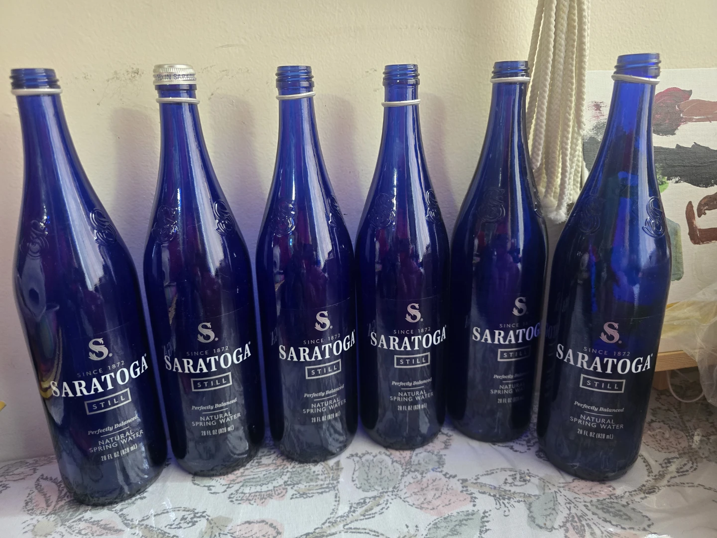 Saratoga Still Natural Spring Water - 6 x 28 fl oz Bottles