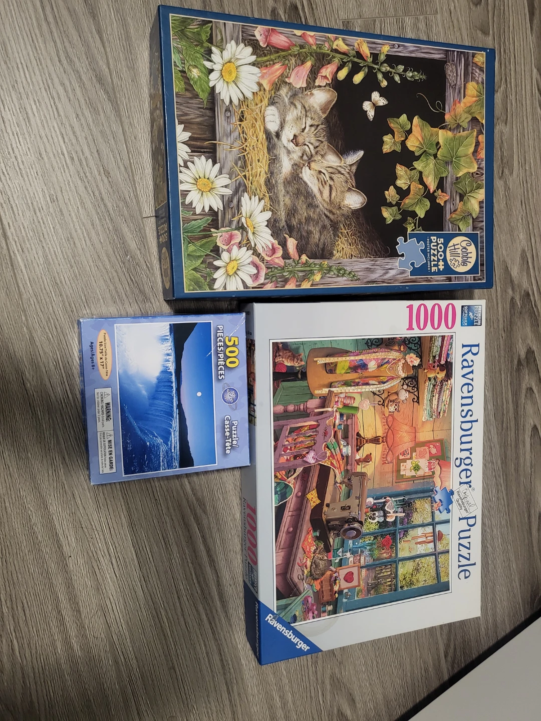 Ravensburger and Cobble Hill Puzzles