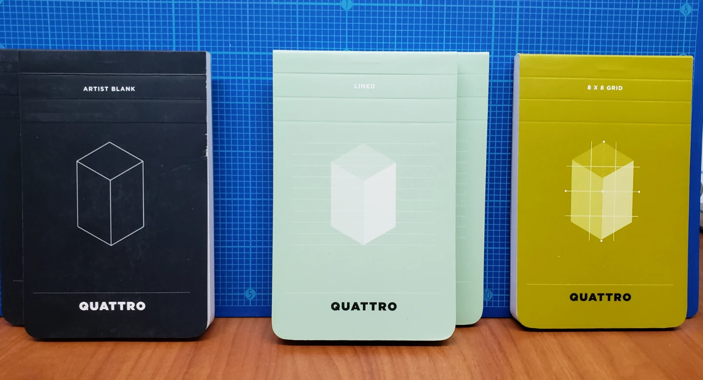 Quattro Artist Journals - Set of 5  (3.5" x 5.5")