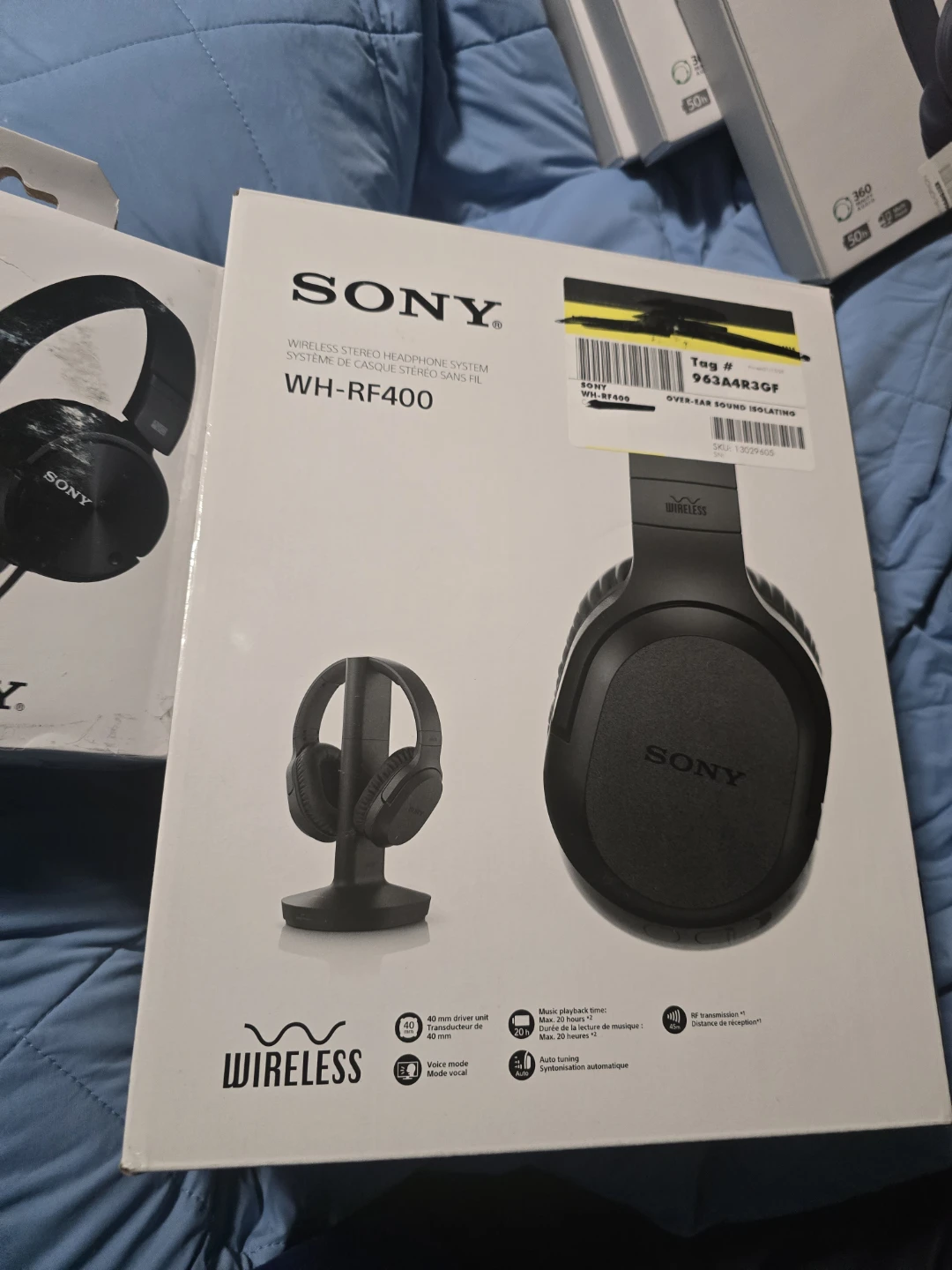 Sony WH-RF400 Wireless Over-Ear Headphones