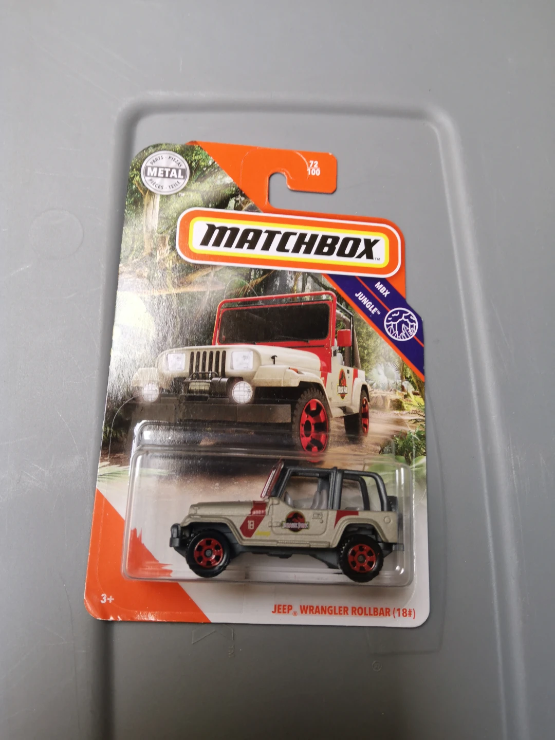 Matchbox Jeep Wrangler Rollbar Die-Cast Toy Car