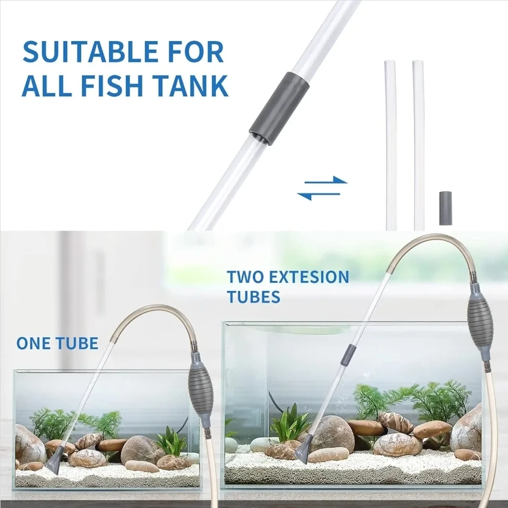 Aquarium Gravel Cleaner Vacuum Fish Tank Water Changer Kit - photo 4