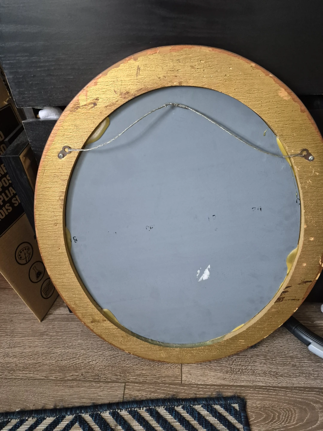 Ornate Oval Mirror with Gold Frame - photo 2